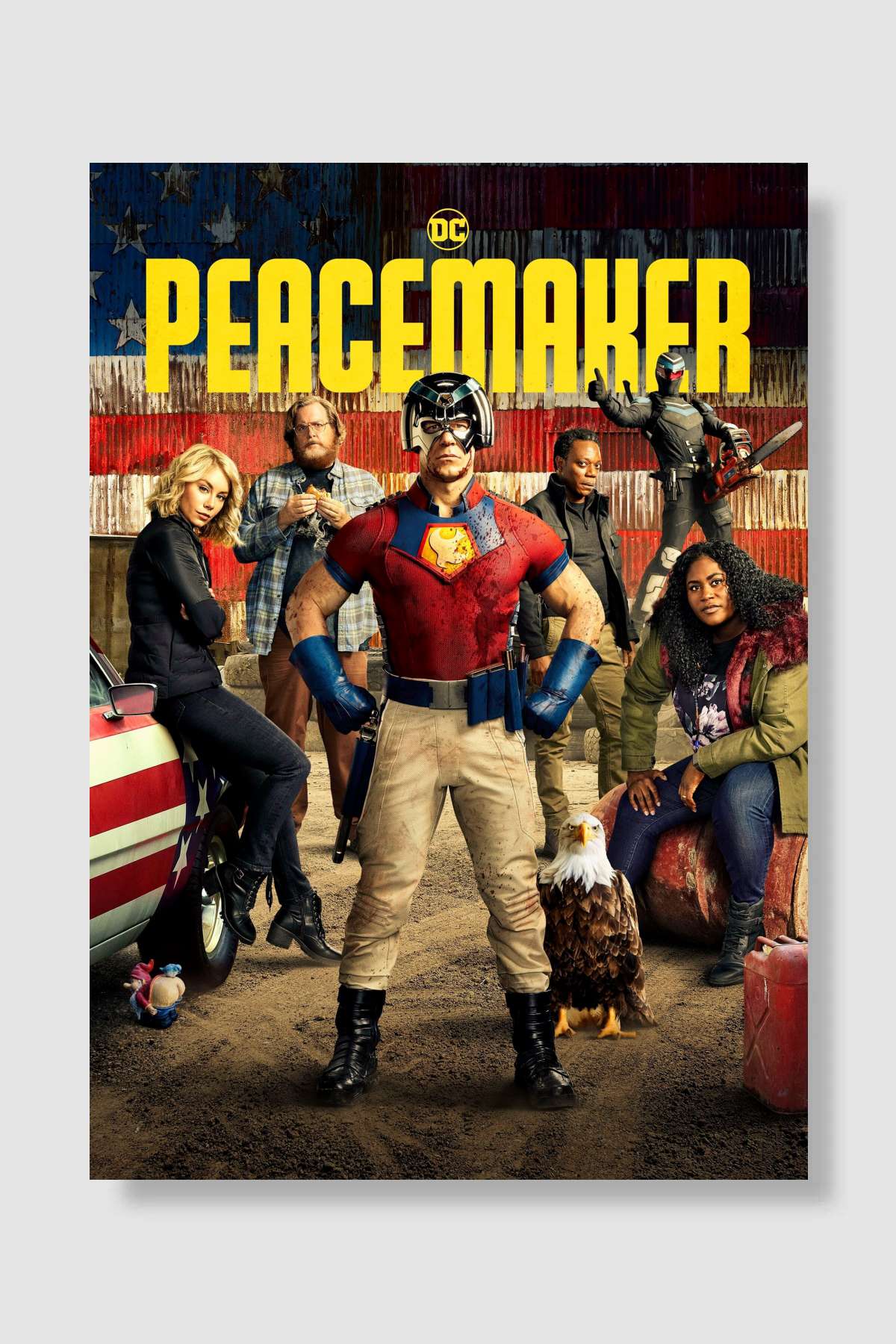 Peacemaker Dizi Poster Çerçevesiz Yüksek Kalite Dizi Afiş Duvar Poster