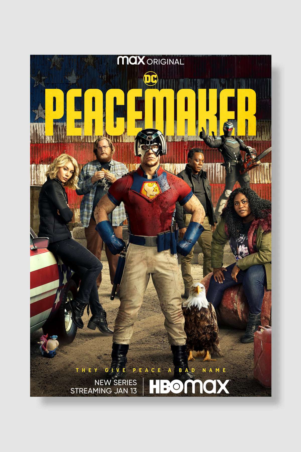 Peacemaker Dizi Poster Çerçevesiz Yüksek Kalite Dizi Afiş Duvar Poster