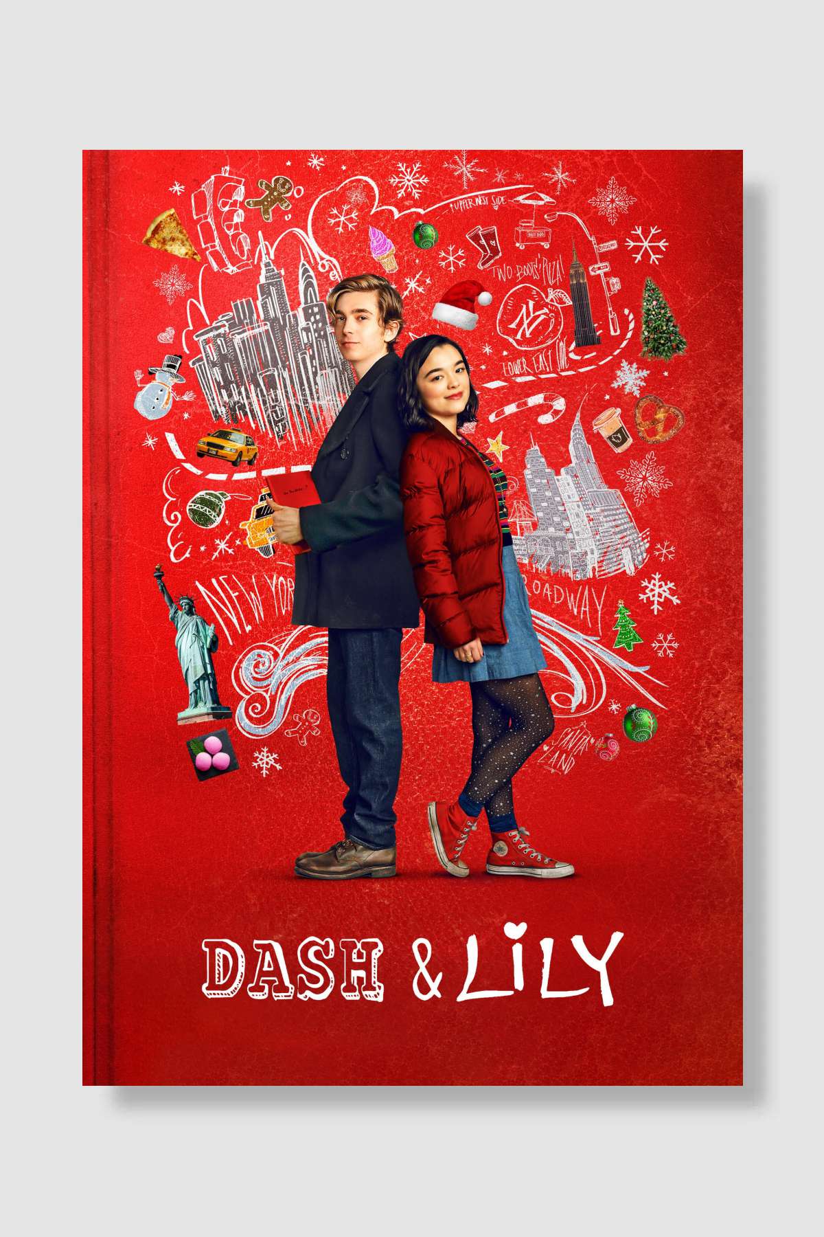 Bize Çıkan Yollar - Dash & Lily Dizi Poster Çerçevesiz Yüksek Kalite Dizi Afiş Duvar Poster