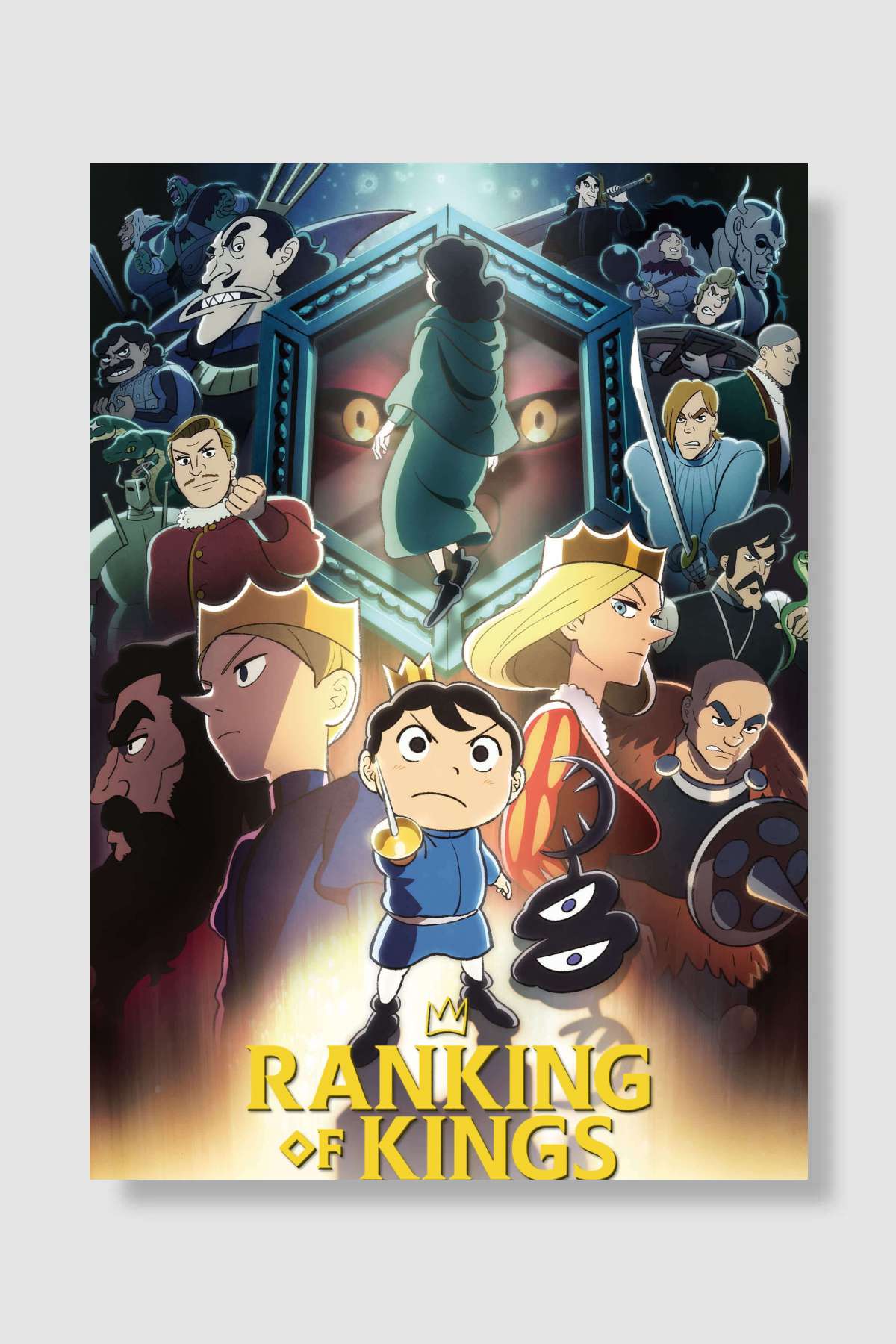 Krallar Sıralaması - 王様ランキング Dizi Poster Çerçevesiz Yüksek Kalite Dizi Afiş Duvar Poster