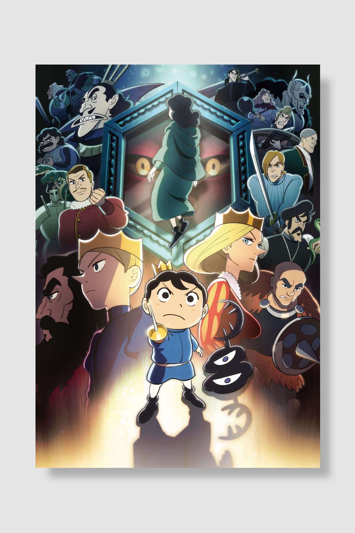 Krallar Sıralaması - 王様ランキング Dizi Poster Çerçevesiz Yüksek Kalite Dizi Afiş Duvar Poster