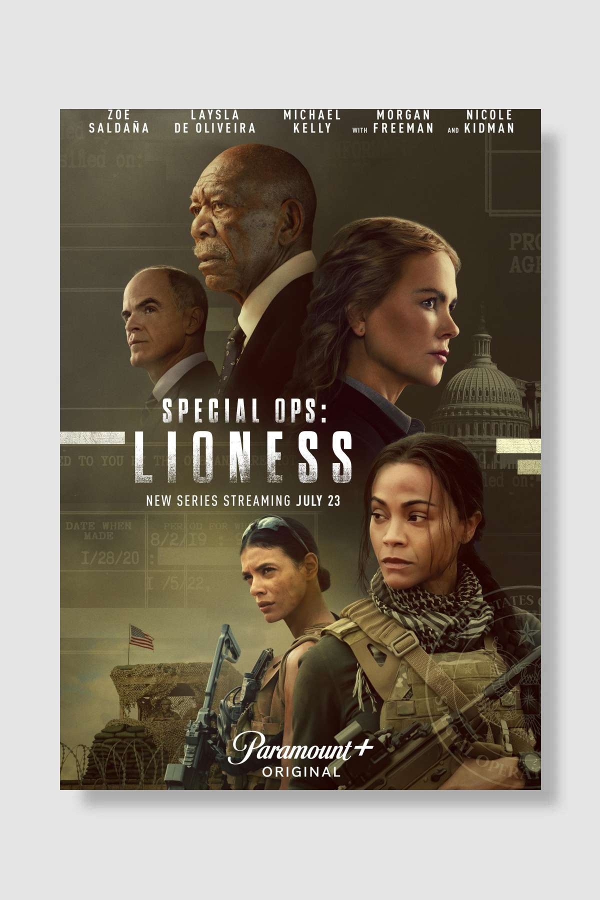 Lioness Dizi Poster Çerçevesiz Yüksek Kalite Dizi Afiş Duvar Poster