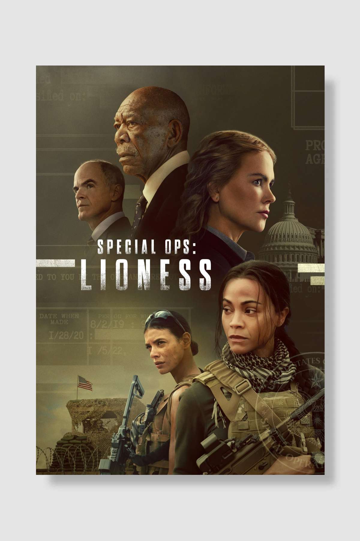 Lioness Dizi Poster Çerçevesiz Yüksek Kalite Dizi Afiş Duvar Poster