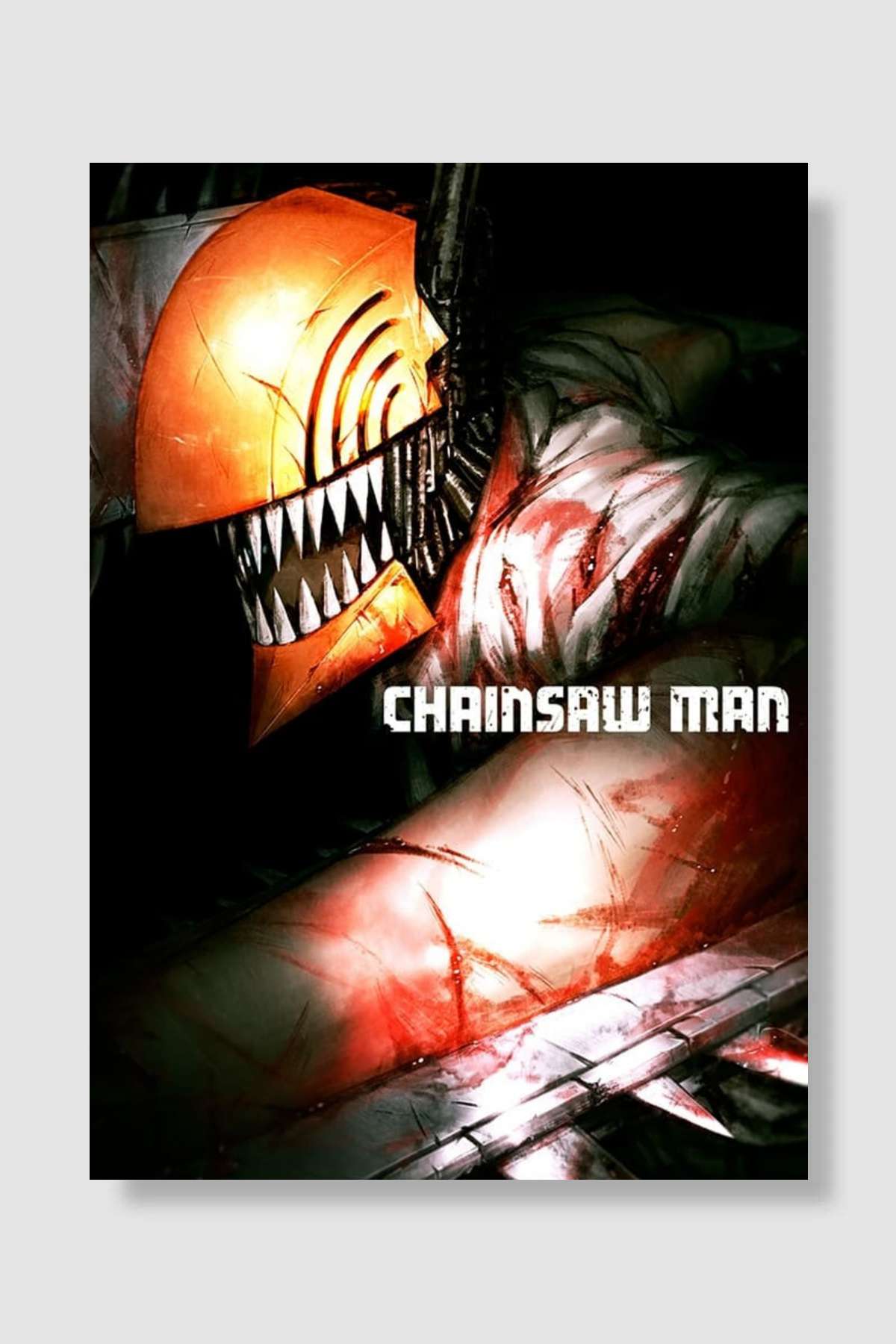 Chainsaw Man - チェンソーマン Dizi Poster Çerçevesiz Yüksek Kalite Dizi Afiş Duvar Poster