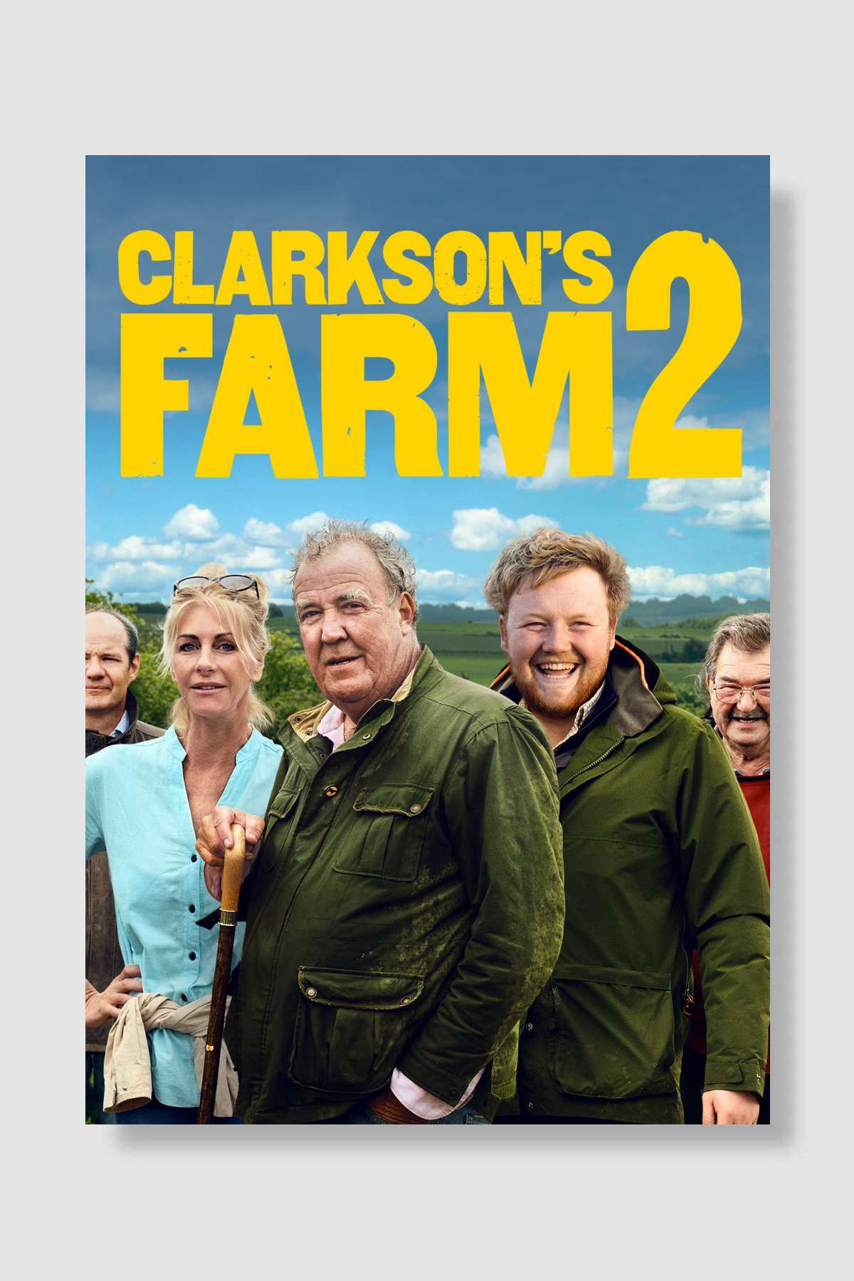 Clarkson'ın Çiftliği - Clarkson's Farm Dizi Poster Çerçevesiz Yüksek Kalite Dizi Afiş Duvar Poster