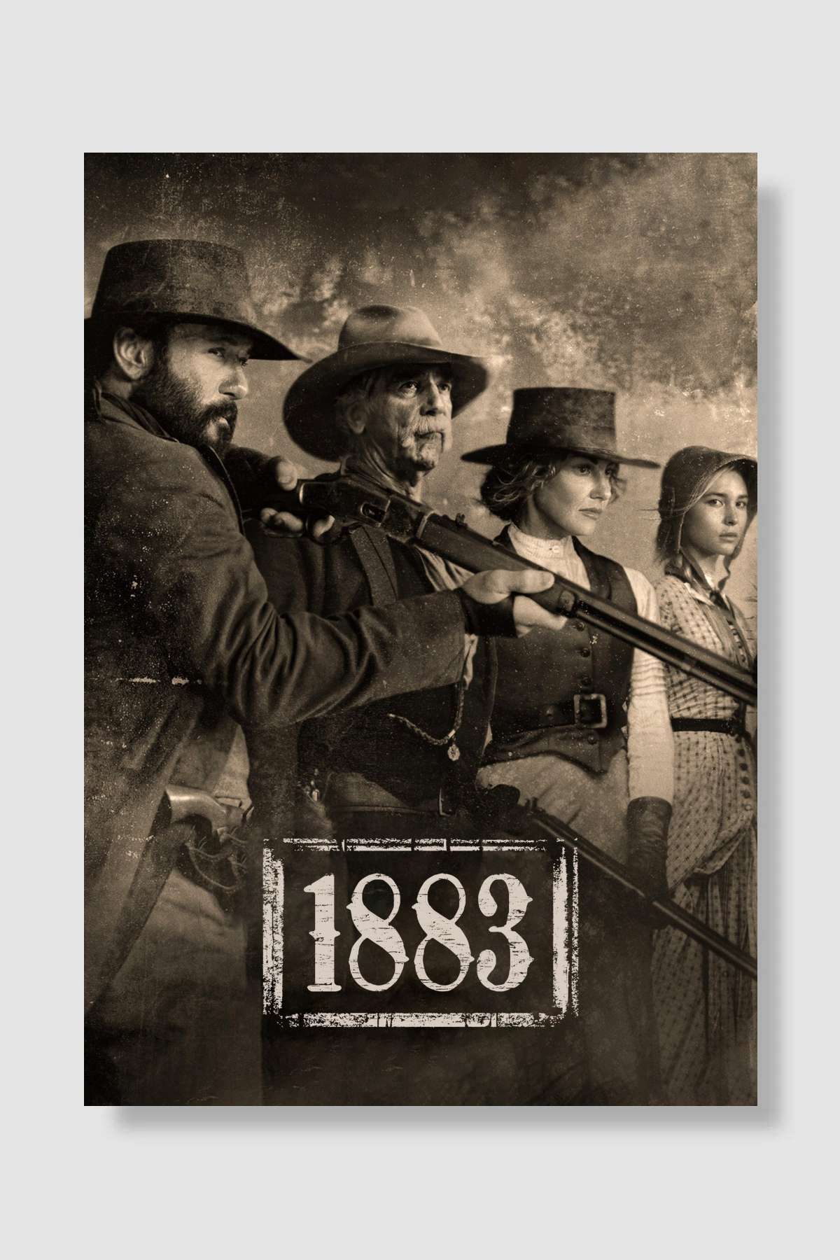 1883 Dizi Poster Çerçevesiz Yüksek Kalite Dizi Afiş Duvar Poster