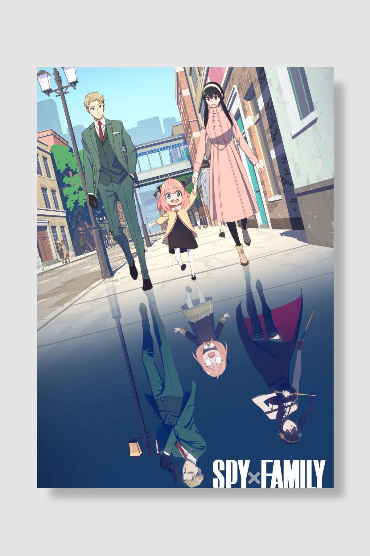 SPY×FAMILY Dizi Poster Çerçevesiz Yüksek Kalite Dizi Afiş Duvar Poster