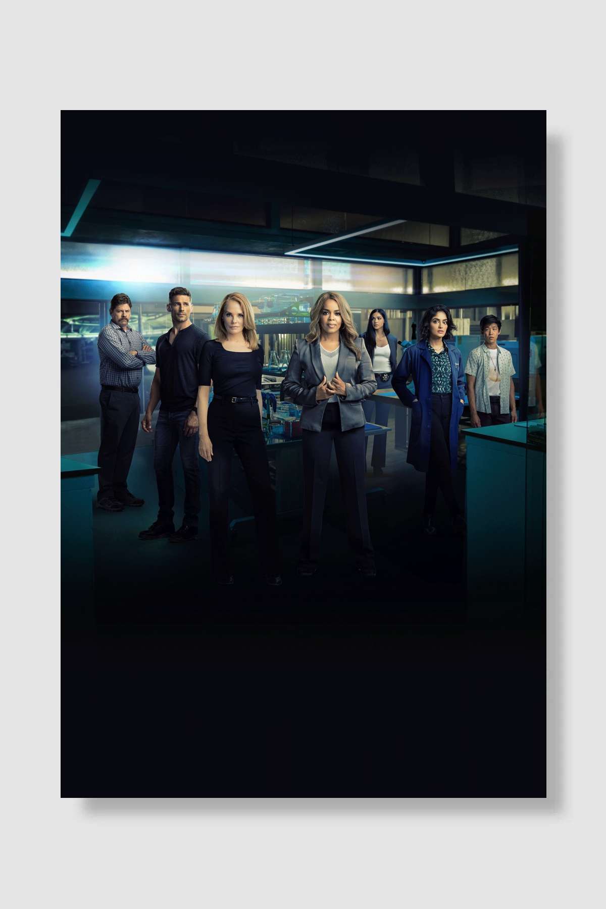 CSI: Vegas Dizi Poster Çerçevesiz Yüksek Kalite Dizi Afiş Duvar Poster