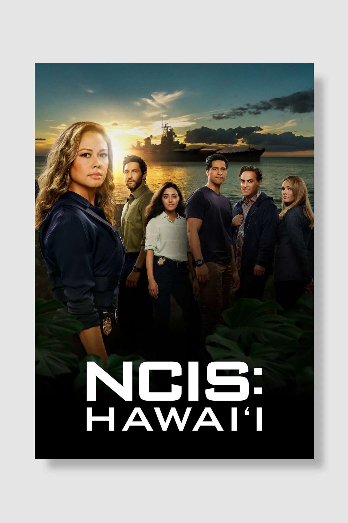 NCIS: Hawai'i Dizi Poster Çerçevesiz Yüksek Kalite Dizi Afiş Duvar Poster