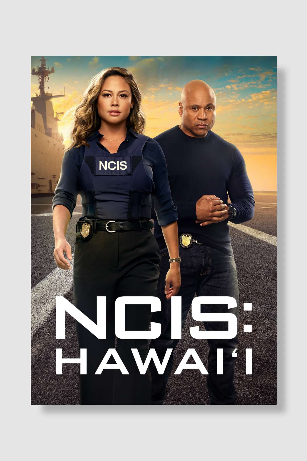 NCIS: Hawai'i Dizi Poster Çerçevesiz Yüksek Kalite Dizi Afiş Duvar Poster