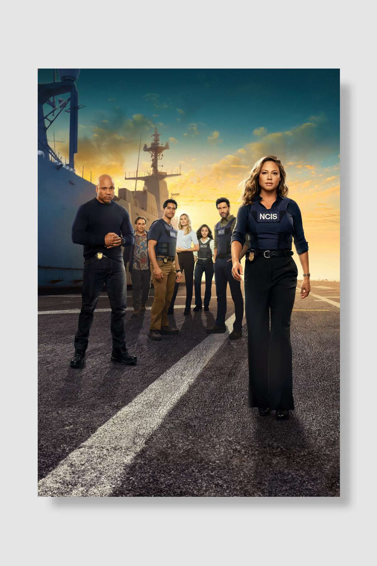 NCIS: Hawai'i Dizi Poster Çerçevesiz Yüksek Kalite Dizi Afiş Duvar Poster