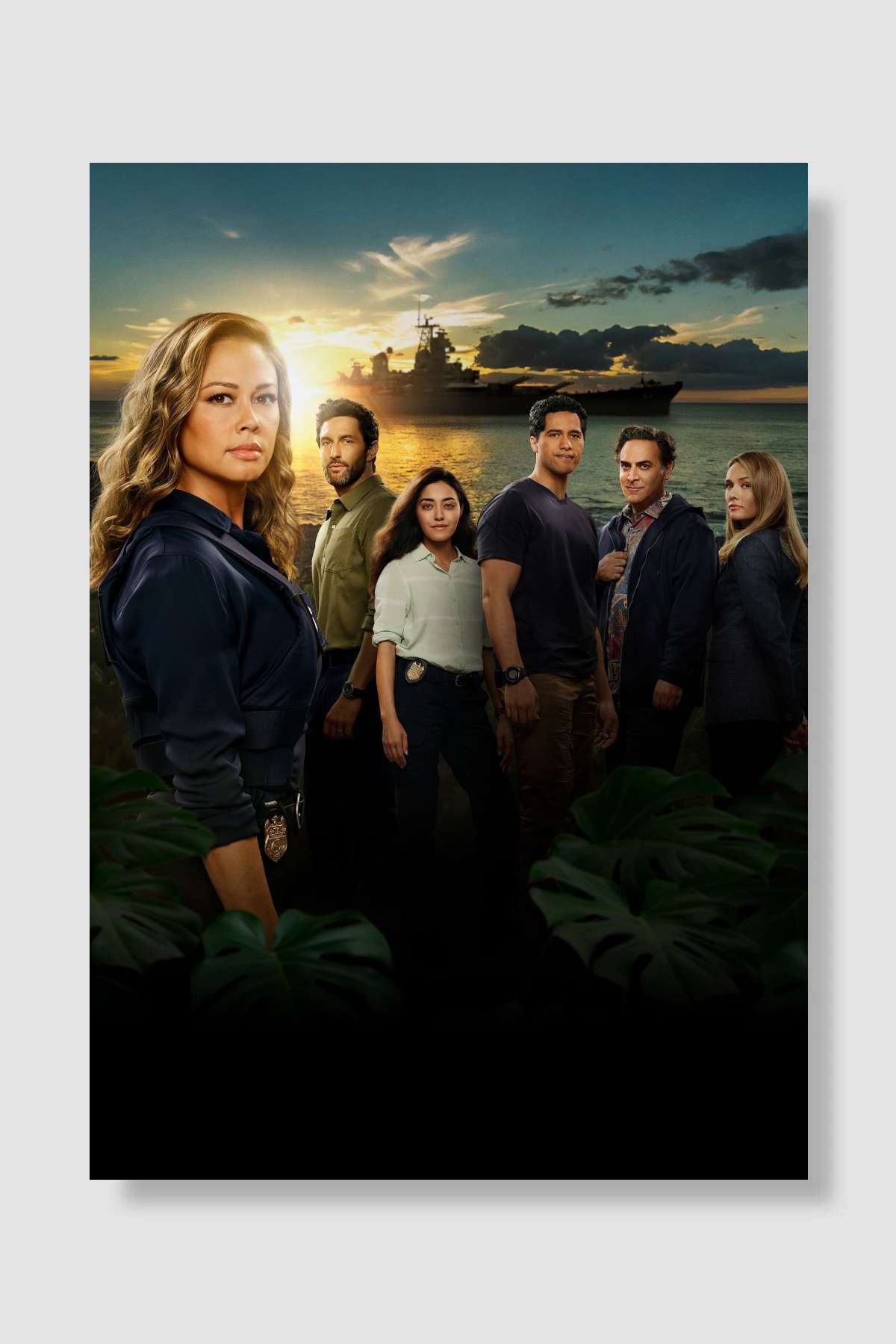 NCIS: Hawai'i Dizi Poster Çerçevesiz Yüksek Kalite Dizi Afiş Duvar Poster