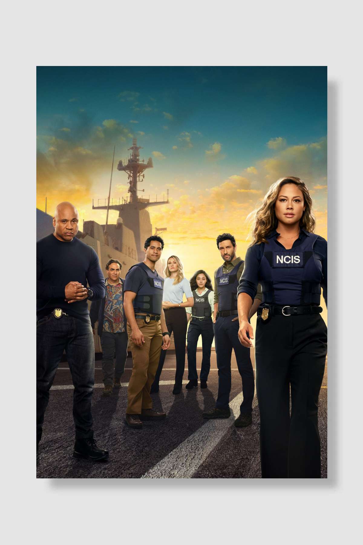 NCIS: Hawai'i Dizi Poster Çerçevesiz Yüksek Kalite Dizi Afiş Duvar Poster