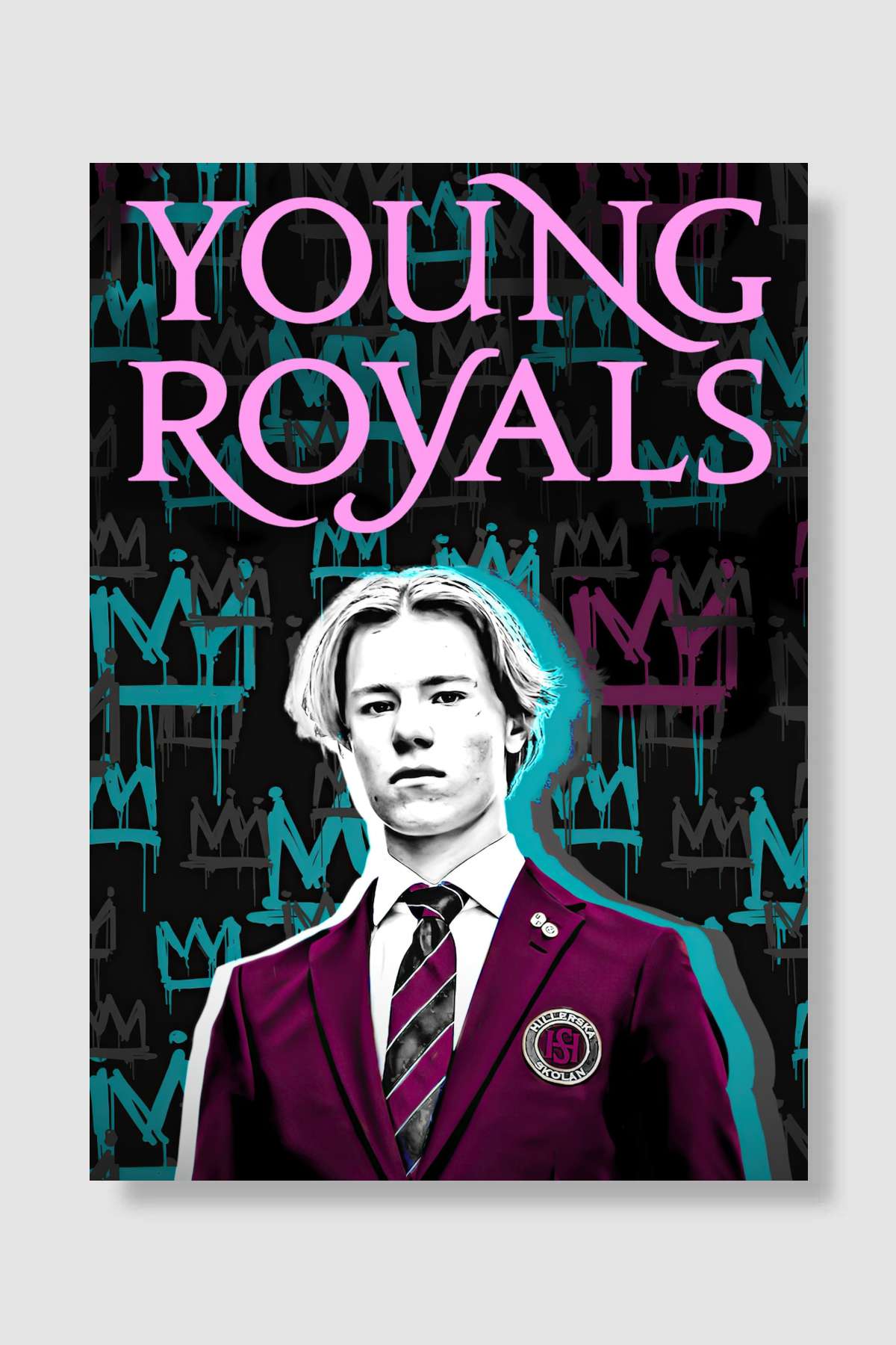 Young Royals Dizi Poster Çerçevesiz Yüksek Kalite Dizi Afiş Duvar Poster