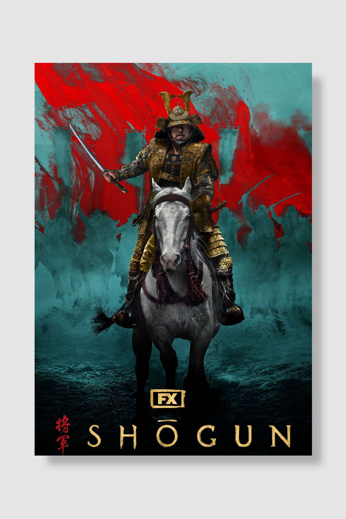 Shōgun Dizi Poster Çerçevesiz Yüksek Kalite Dizi Afiş Duvar Poster