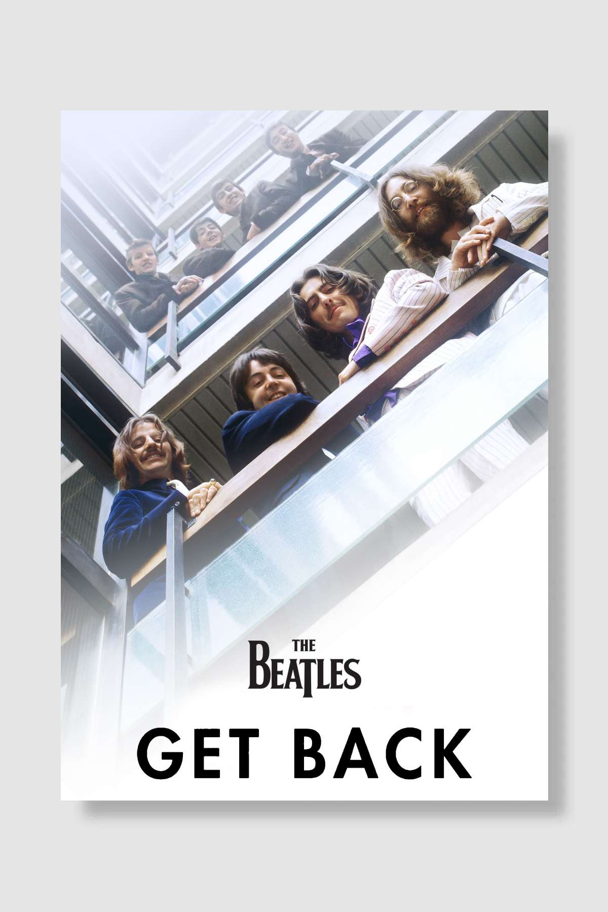 The Beatles: Get Back Dizi Poster Çerçevesiz Yüksek Kalite Dizi Afiş Duvar Poster