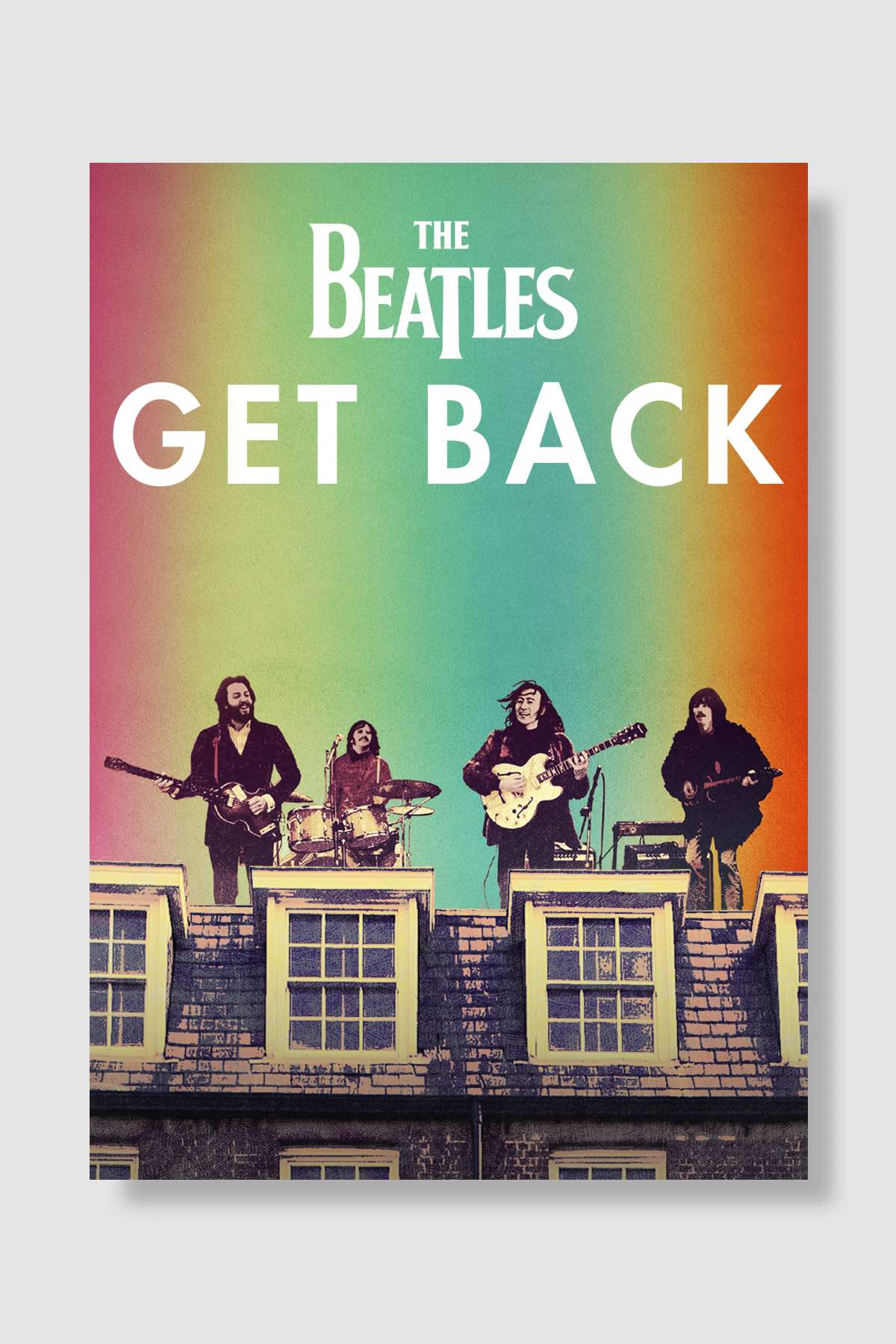 The Beatles: Get Back Dizi Poster Çerçevesiz Yüksek Kalite Dizi Afiş Duvar Poster
