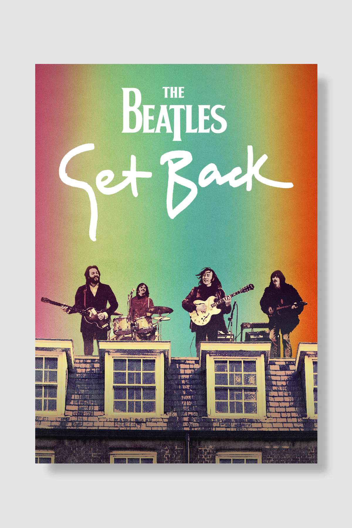 The Beatles: Get Back Dizi Poster Çerçevesiz Yüksek Kalite Dizi Afiş Duvar Poster