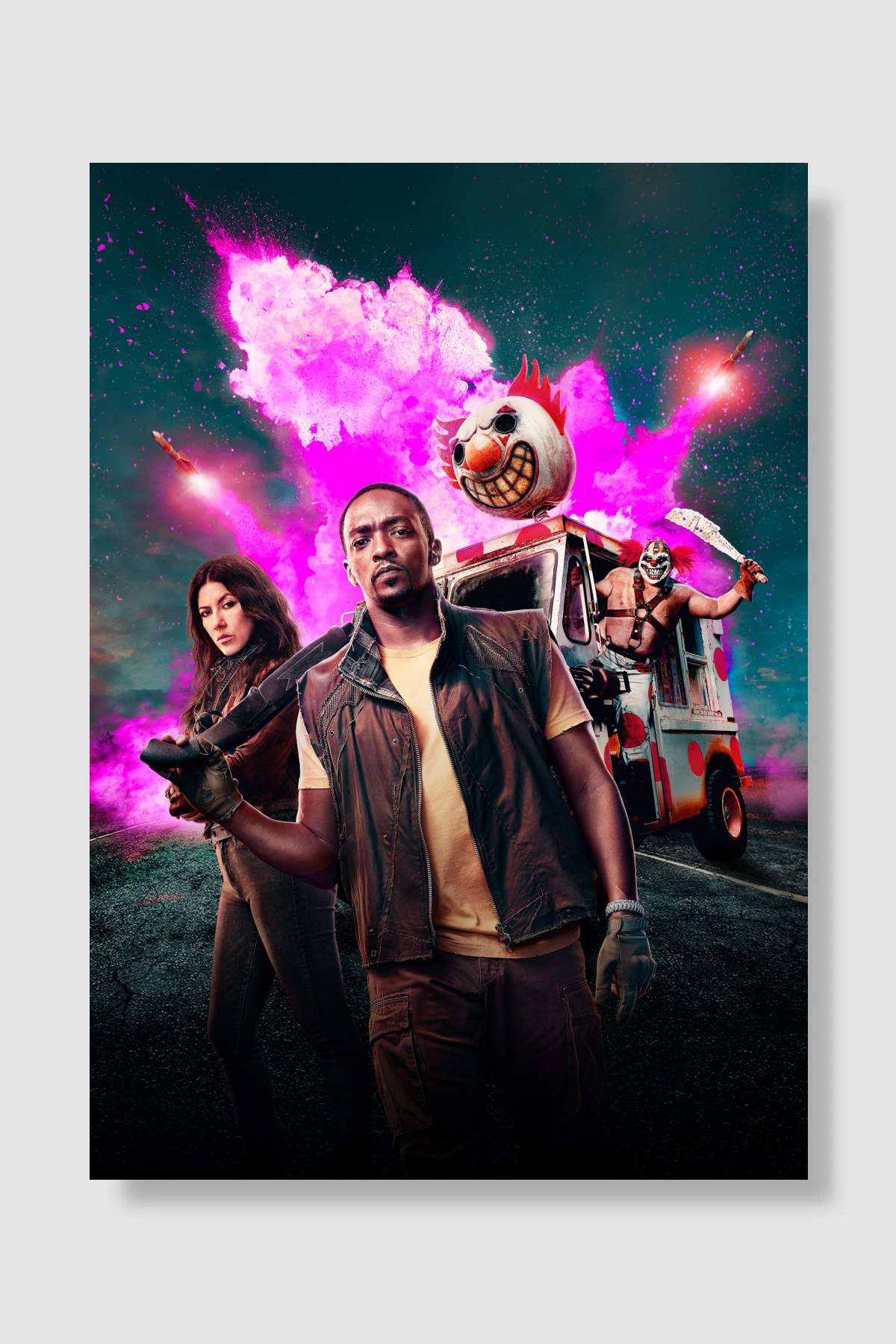 Twisted Metal Dizi Poster Çerçevesiz Yüksek Kalite Dizi Afiş Duvar Poster