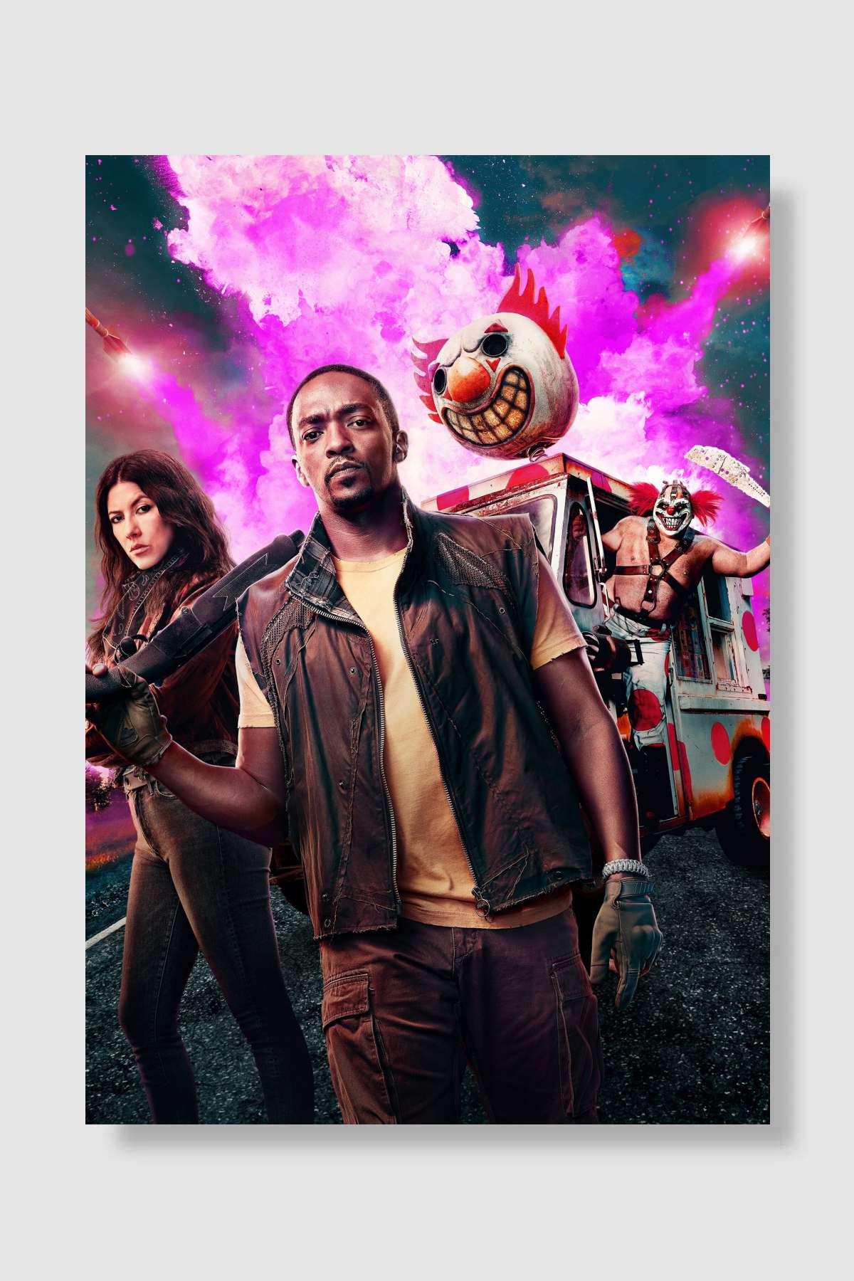 Twisted Metal Dizi Poster Çerçevesiz Yüksek Kalite Dizi Afiş Duvar Poster