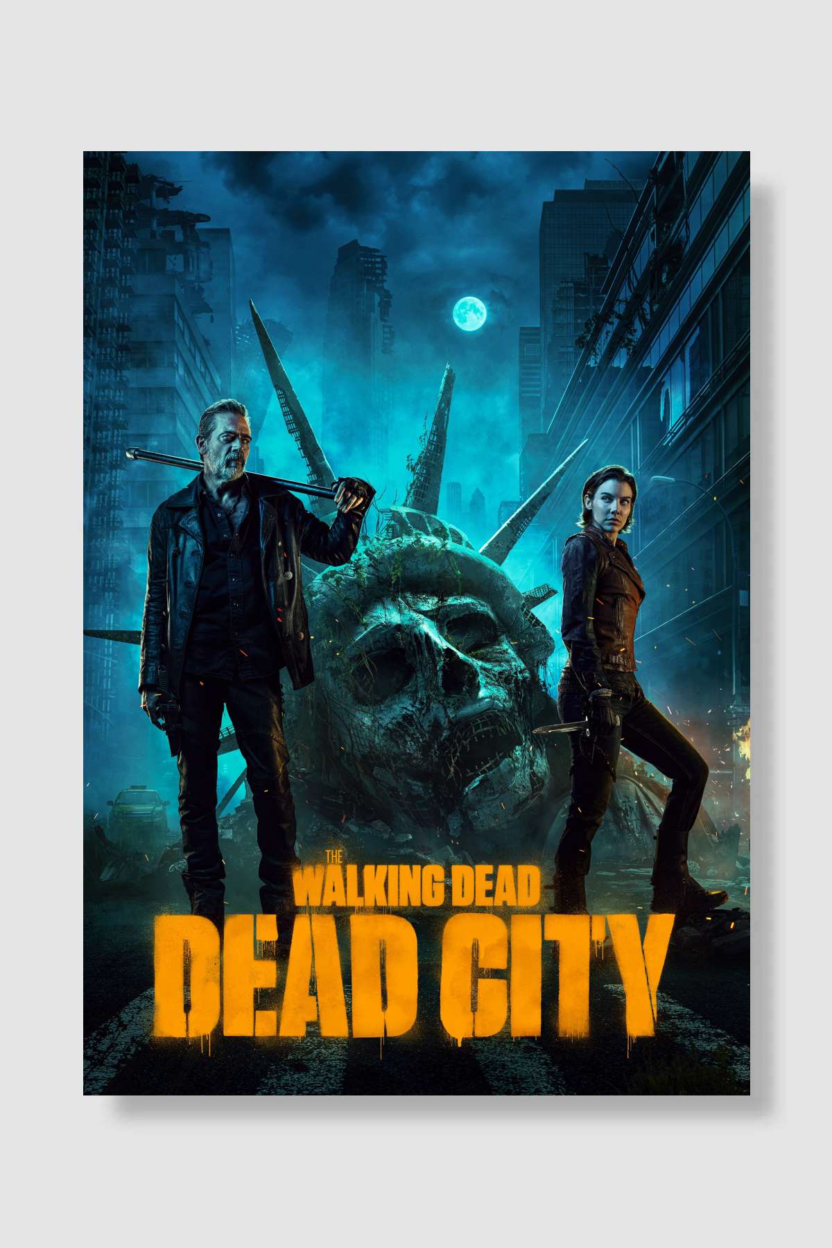 The Walking Dead: Dead City Dizi Poster Çerçevesiz Yüksek Kalite Dizi Afiş Duvar Poster - En İyi Fiyatlarla