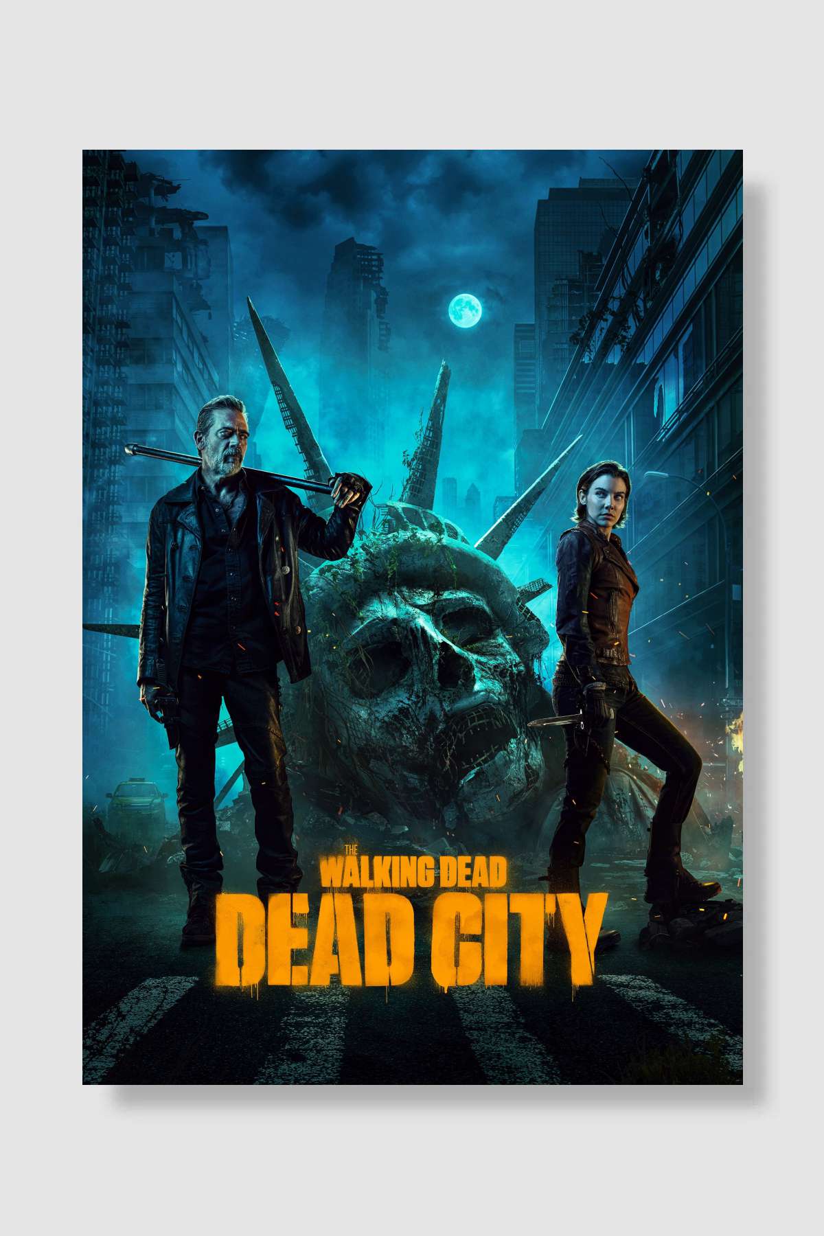 The Walking Dead: Dead City Dizi Poster Çerçevesiz Yüksek Kalite Dizi Afiş Duvar Poster - En İyi Fiyatlarla