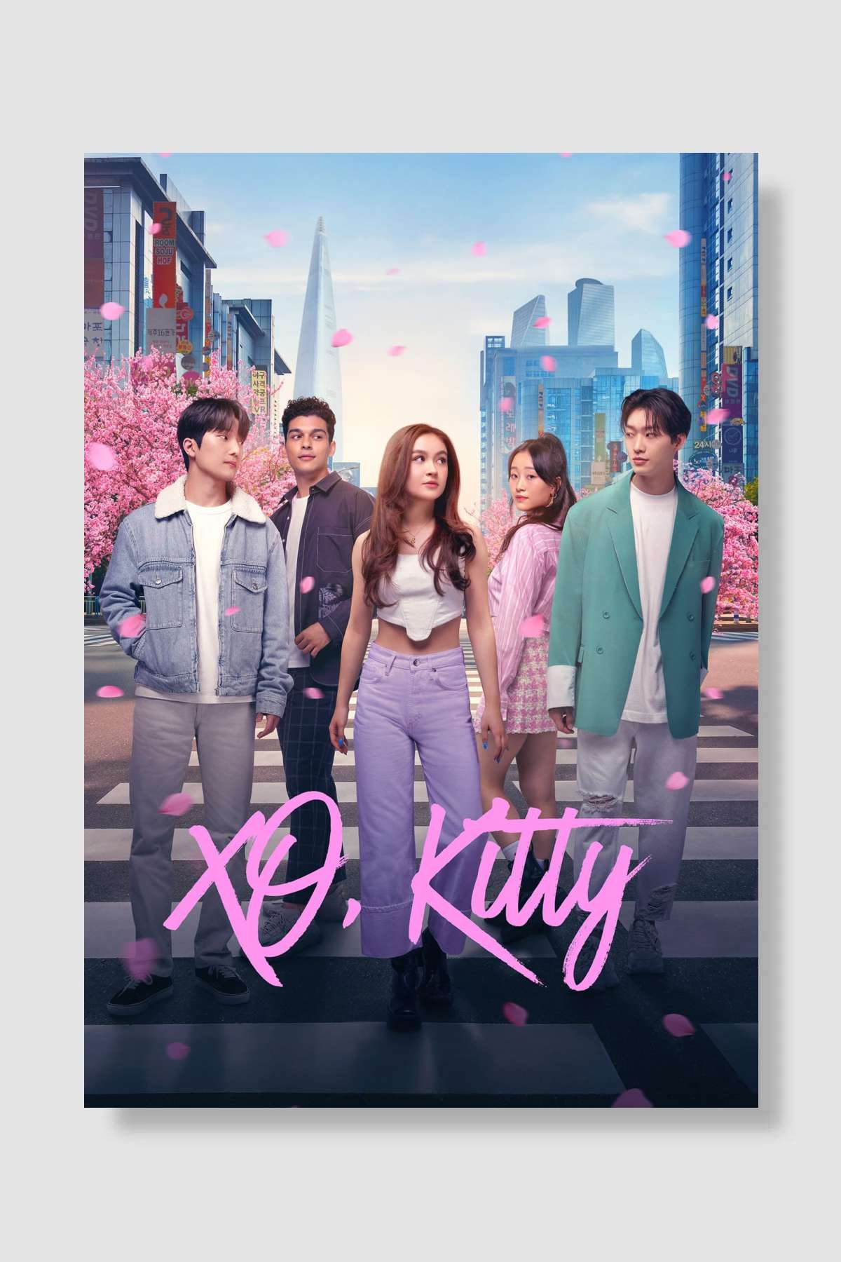 XO, Kitty Dizi Poster Çerçevesiz Yüksek Kalite Dizi Afiş Duvar Poster