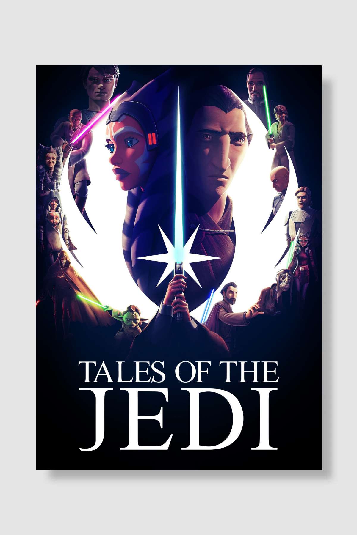 Star Wars: Tales of the Jedi Dizi Poster Çerçevesiz Yüksek Kalite Dizi Afiş Duvar Poster - En İyi Fiyatlarla