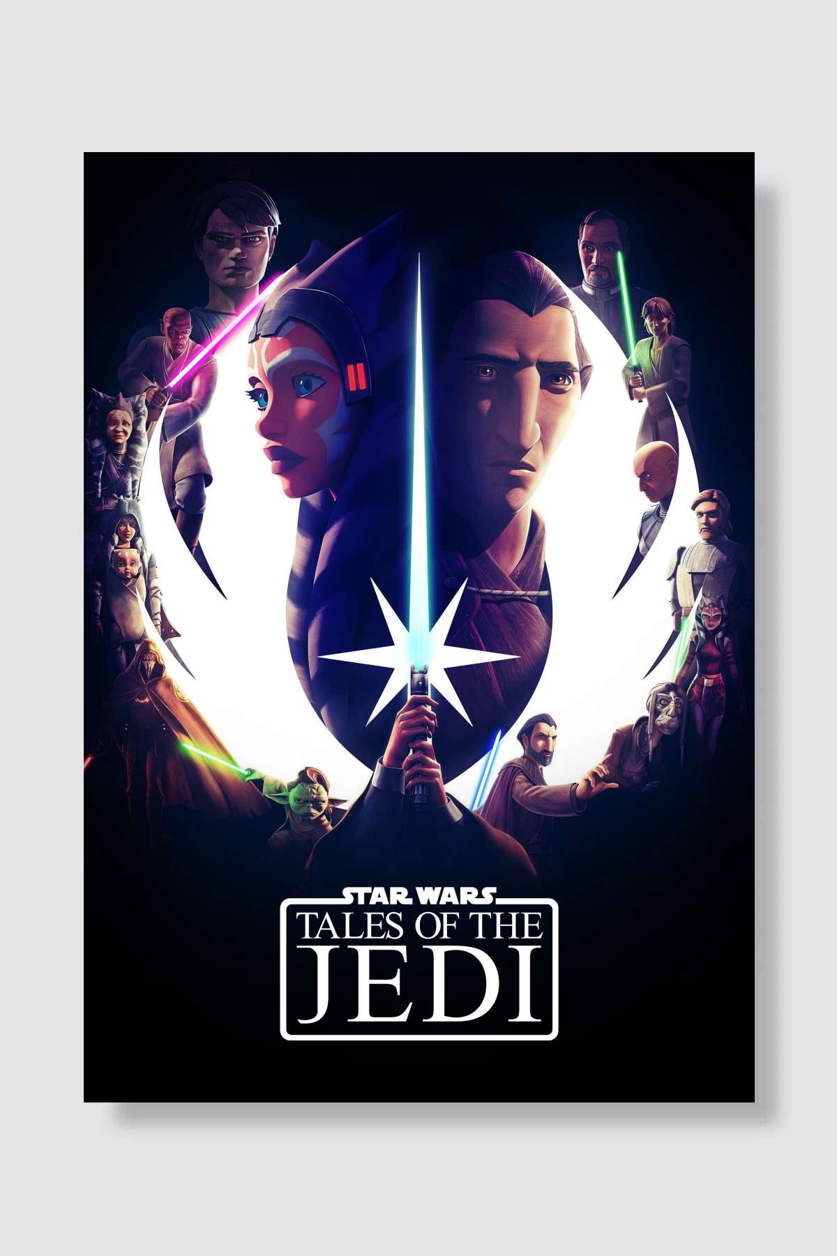 Star Wars: Tales of the Jedi Dizi Poster Çerçevesiz Yüksek Kalite Dizi Afiş Duvar Poster - En İyi Fiyatlarla