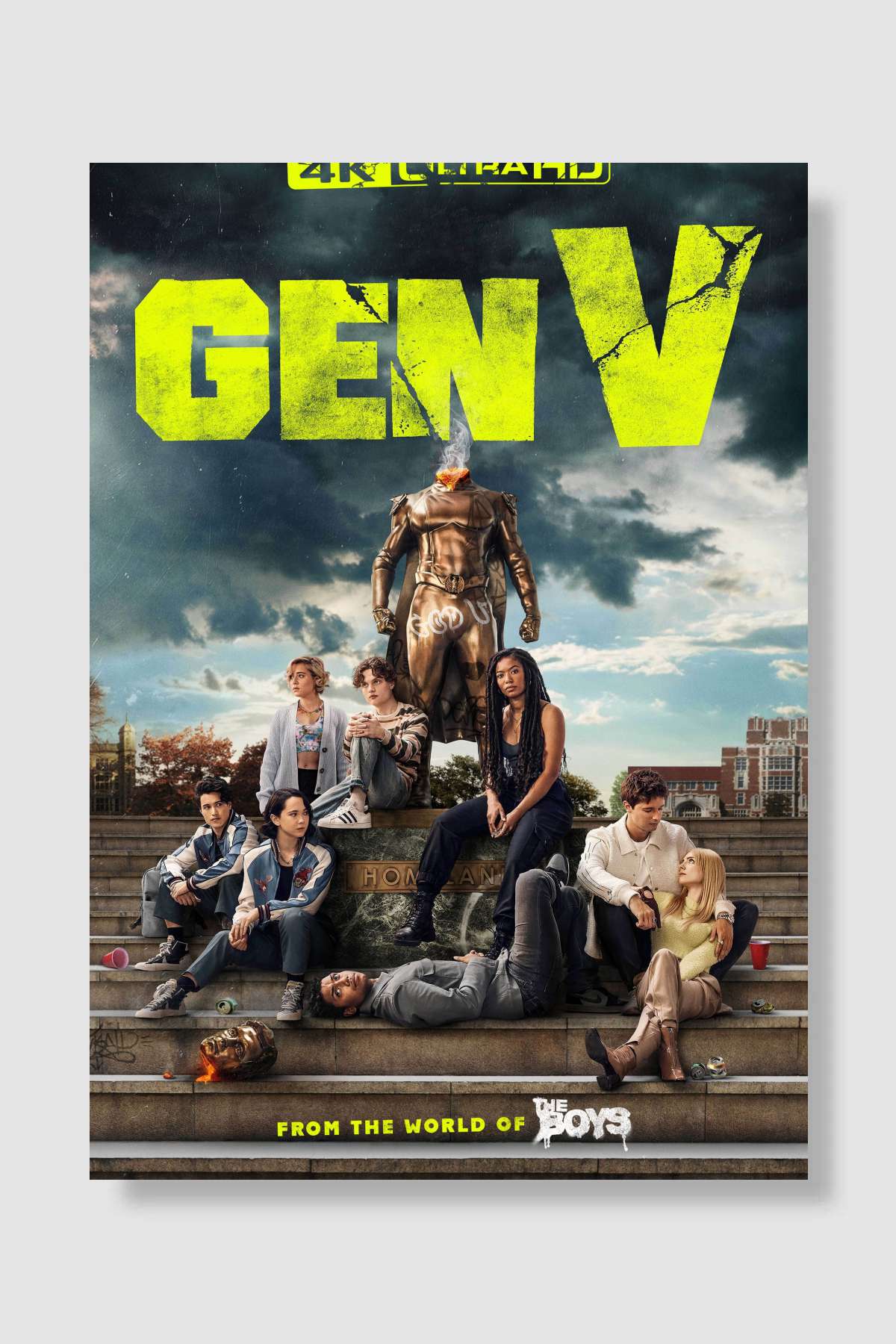 Gen V Dizi Poster Çerçevesiz Yüksek Kalite Dizi Afiş Duvar Poster