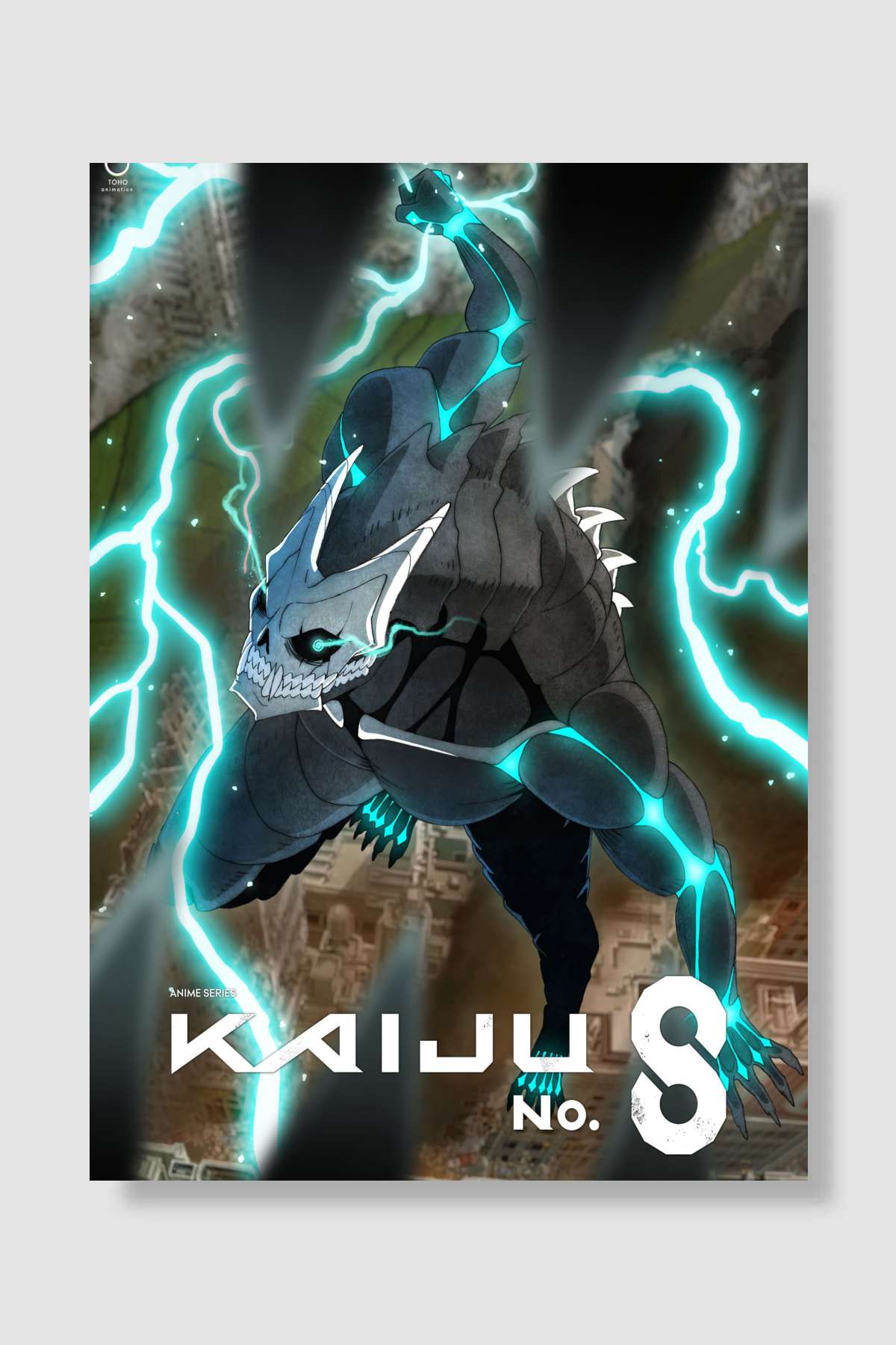 怪獣８号 Dizi Poster Çerçevesiz Yüksek Kalite Dizi Afiş Duvar Poster