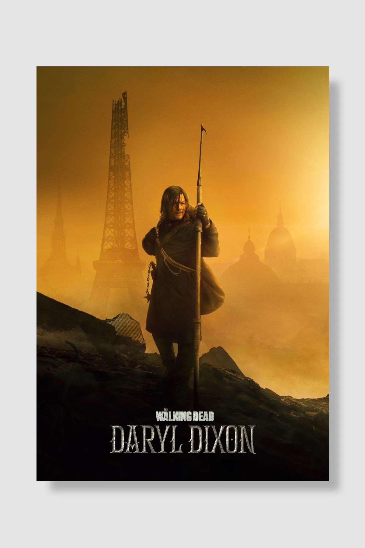 The Walking Dead: Daryl Dixon Dizi Poster Çerçevesiz Yüksek Kalite Dizi Afiş Duvar Poster - En İyi Fiyatlarla