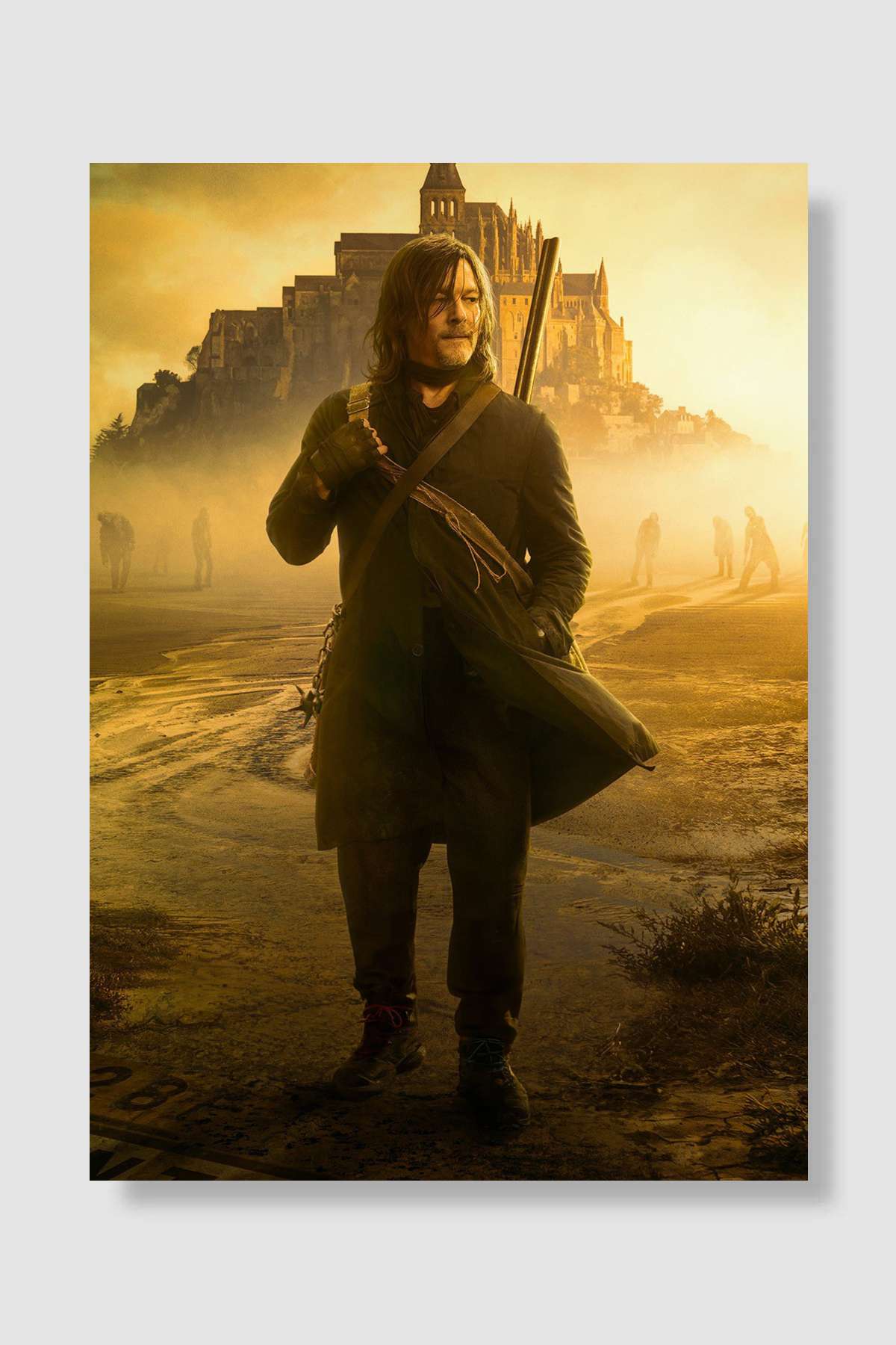 The Walking Dead: Daryl Dixon Dizi Poster Çerçevesiz Yüksek Kalite Dizi Afiş Duvar Poster - En İyi Fiyatlarla