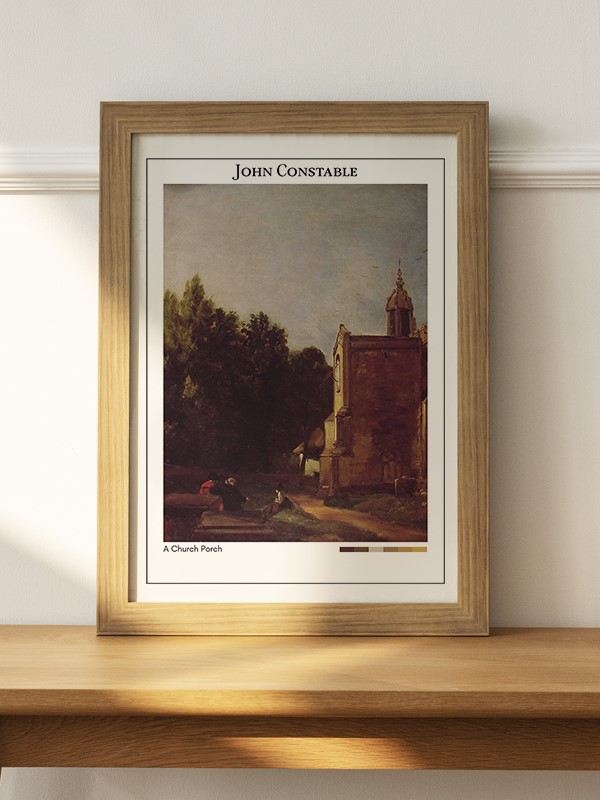 John Constable A Church Porch Poster - En İyi Fiyatlarla