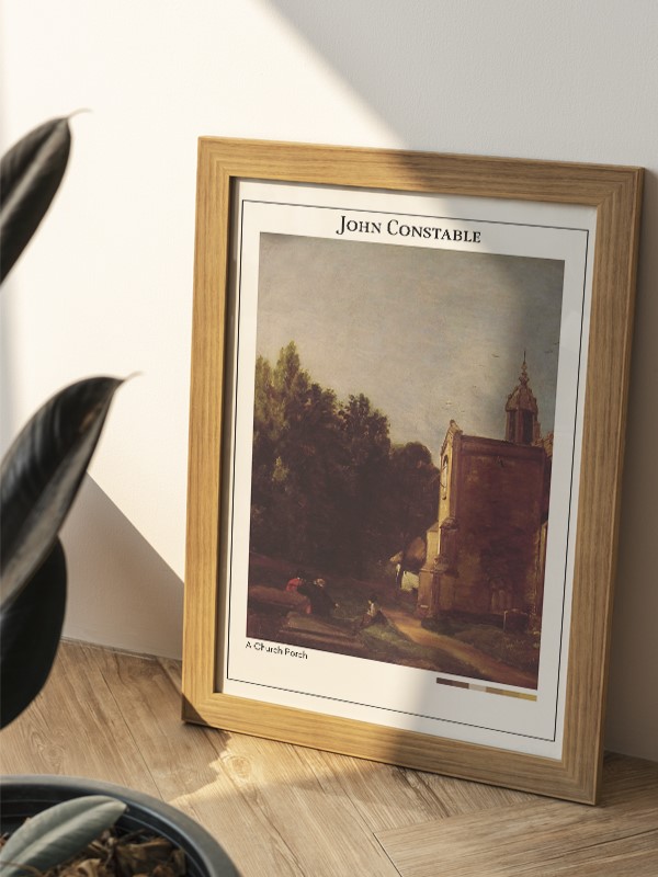 John Constable A Church Porch Poster