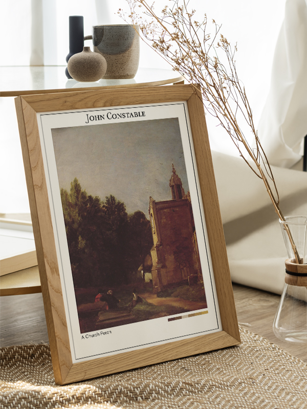 John Constable A Church Porch Poster