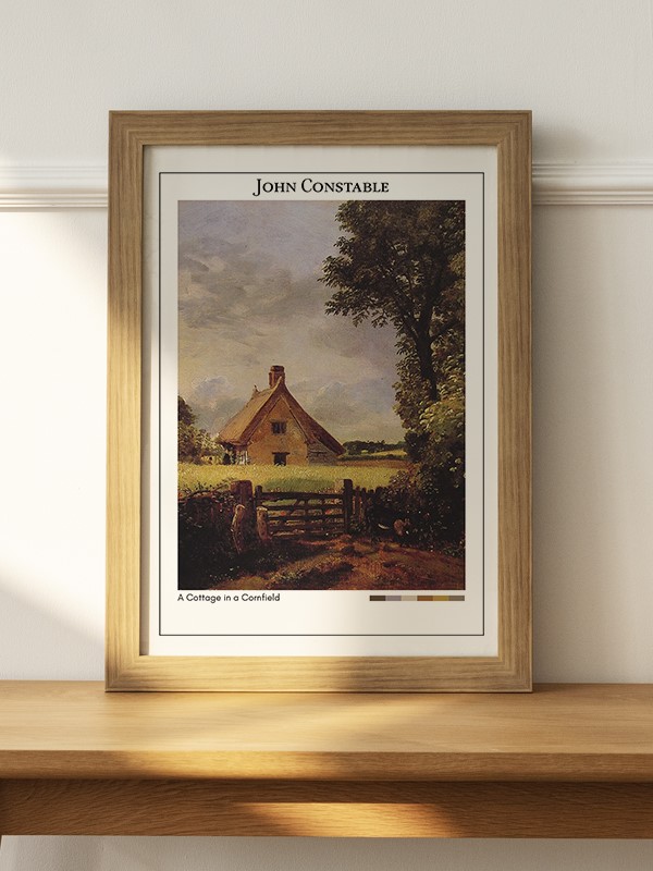 John Constable A Cottage in a Cornfield Poster - En İyi Fiyatlarla
