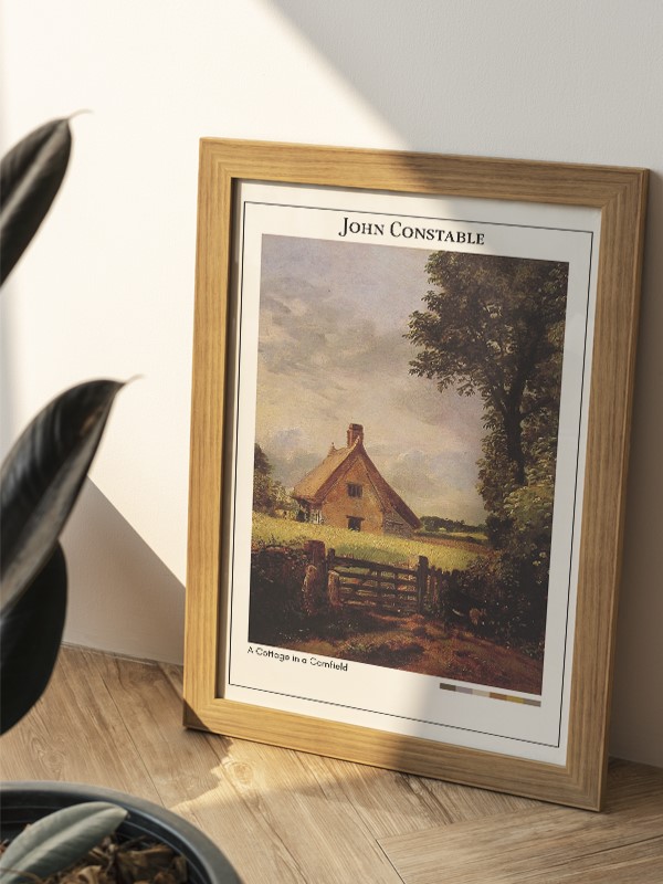 John Constable A Cottage in a Cornfield Poster