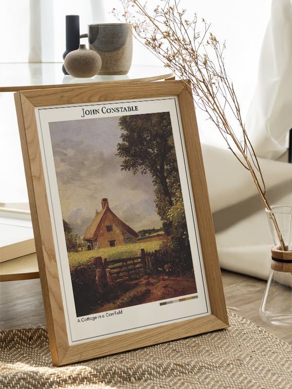 John Constable A Cottage in a Cornfield Poster