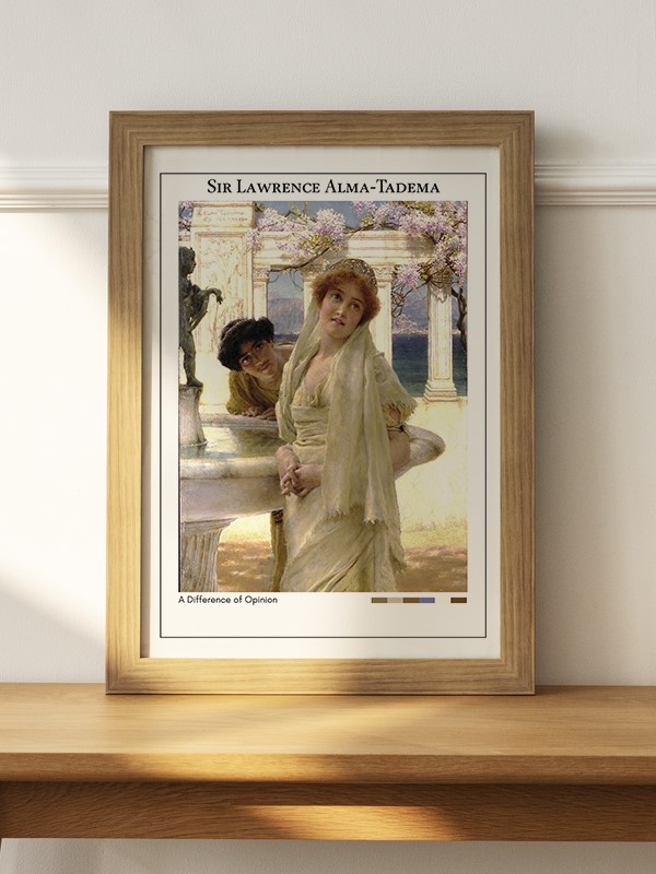 Sir Lawrence Alma-Tadema A Difference of Opinion Poster - En İyi Fiyatlarla