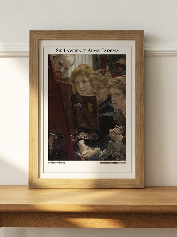 Sir Lawrence Alma-Tadema A Family Group Poster - En İyi Fiyatlarla