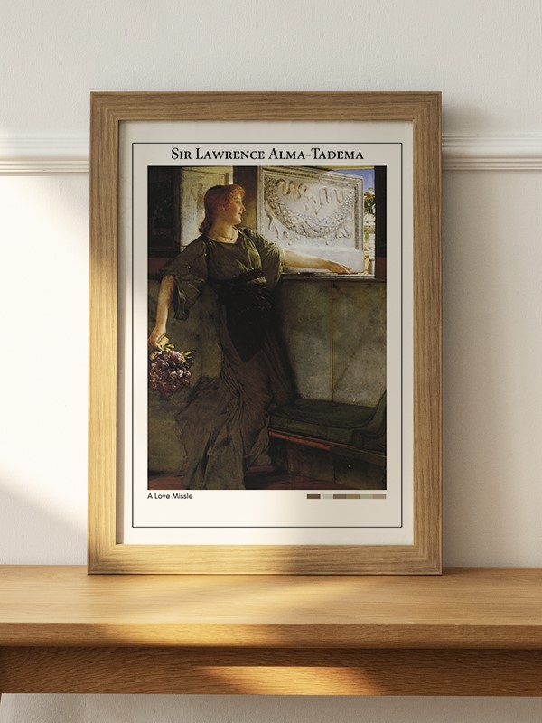 Sir Lawrence Alma-Tadema A Love Missle Poster - En İyi Fiyatlarla