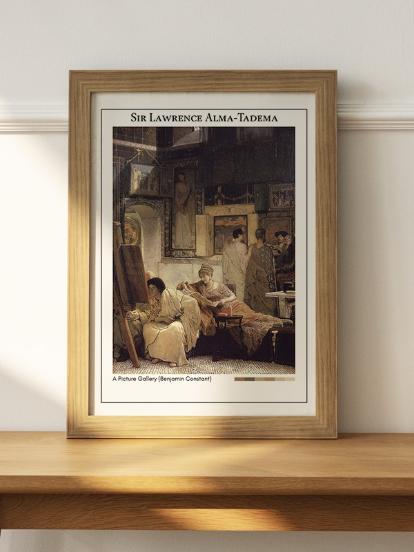 Sir Lawrence Alma-Tadema A Picture Gallery (Benjamin Constant) Poster - En İyi Fiyatlarla