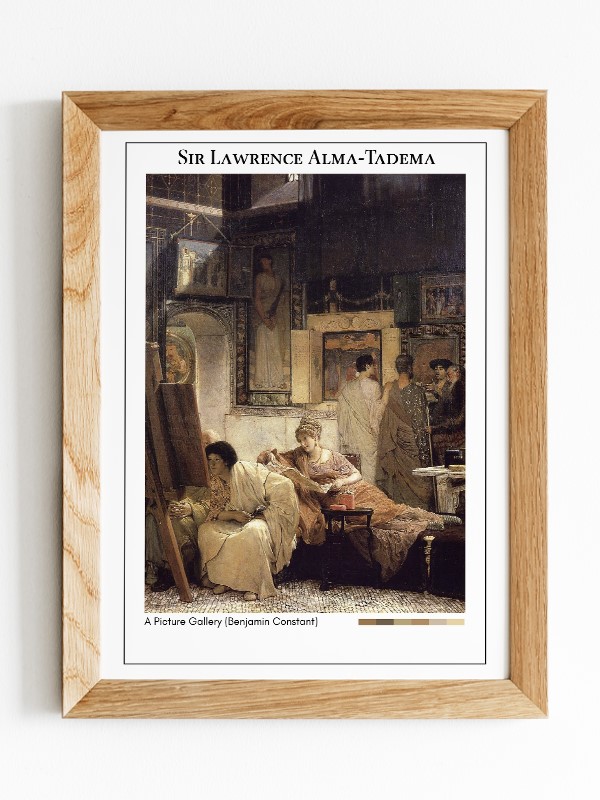 Sir Lawrence Alma-Tadema A Picture Gallery (Benjamin Constant) Poster