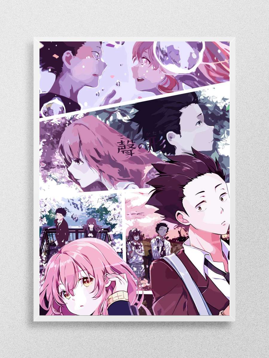 A Silent Voice Anime Poster Çerçevesiz Yüksek Kalite Anime Duvar Poster