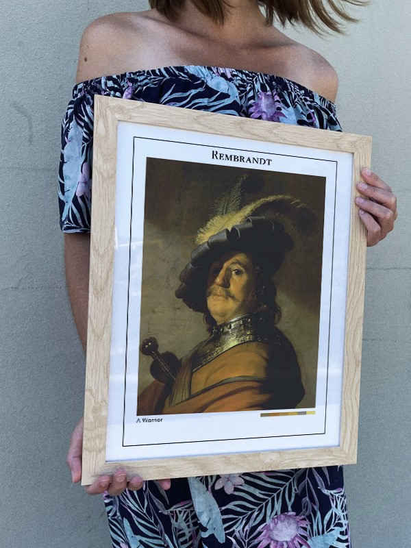 Rembrandt A Warrior Poster