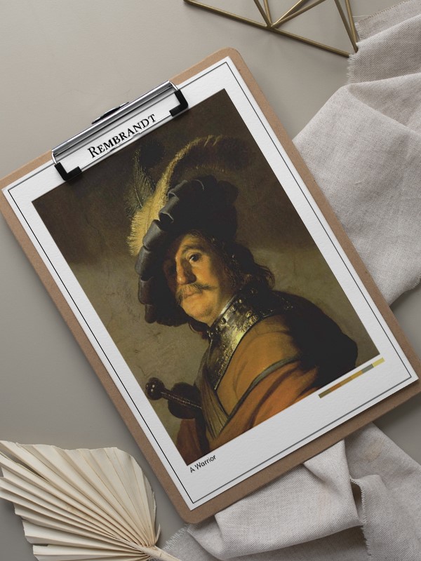 Rembrandt A Warrior Poster