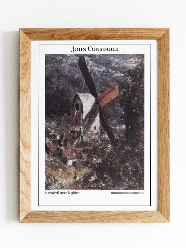 John Constable A Windmill near Brighton Poster