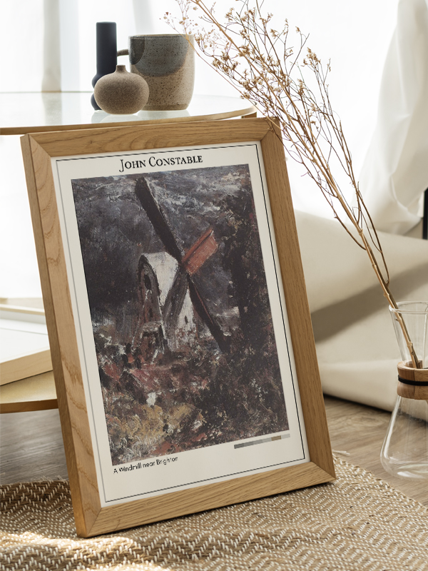 John Constable A Windmill near Brighton Poster