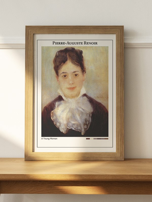 Pierre-Auguste Renoir A Young Woman Poster - En İyi Fiyatlarla